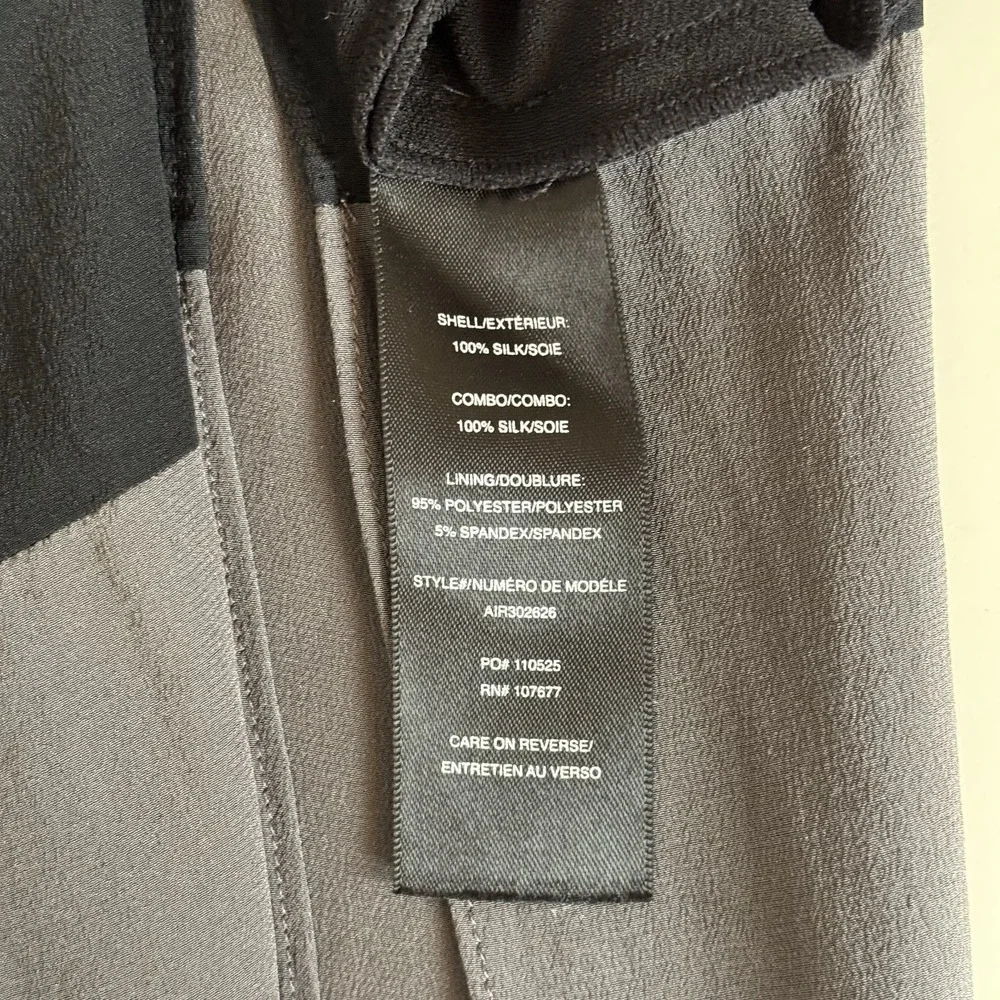 ALICE OLIVIA X STACEY BENDET Maxi Long Silk Skirt Colorblock Size S Casual Chic